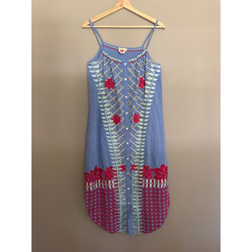 ANTHROPOLOGIE Lilka Estina Embroidered Dress Size Small - Picture 5 of 9